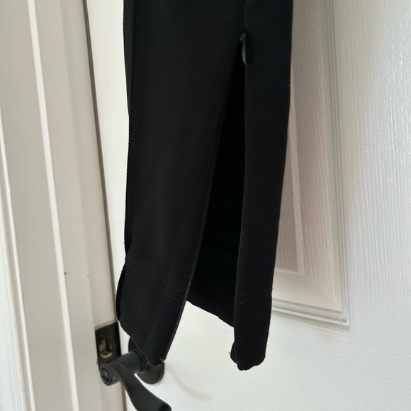 Anthropologie Women’s Black Stretch Pants/Trousers Ankle Zip Size Small - Picture 5 of 7